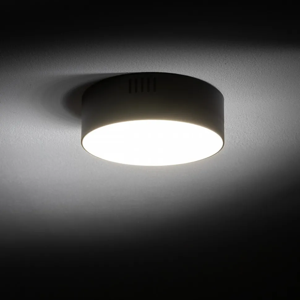 Plafon Sufitowy LID Czarny 15W LED 4000K IP20 11cm
