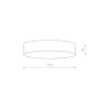 Plafon Sufitowy LID Czarny 35W LED 4000K 21cm