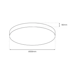 Plafon sufitowy MAYA Led 15W 33 cm