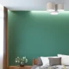 Plafon Sufitowy MONA Szary Abażury 3xE27