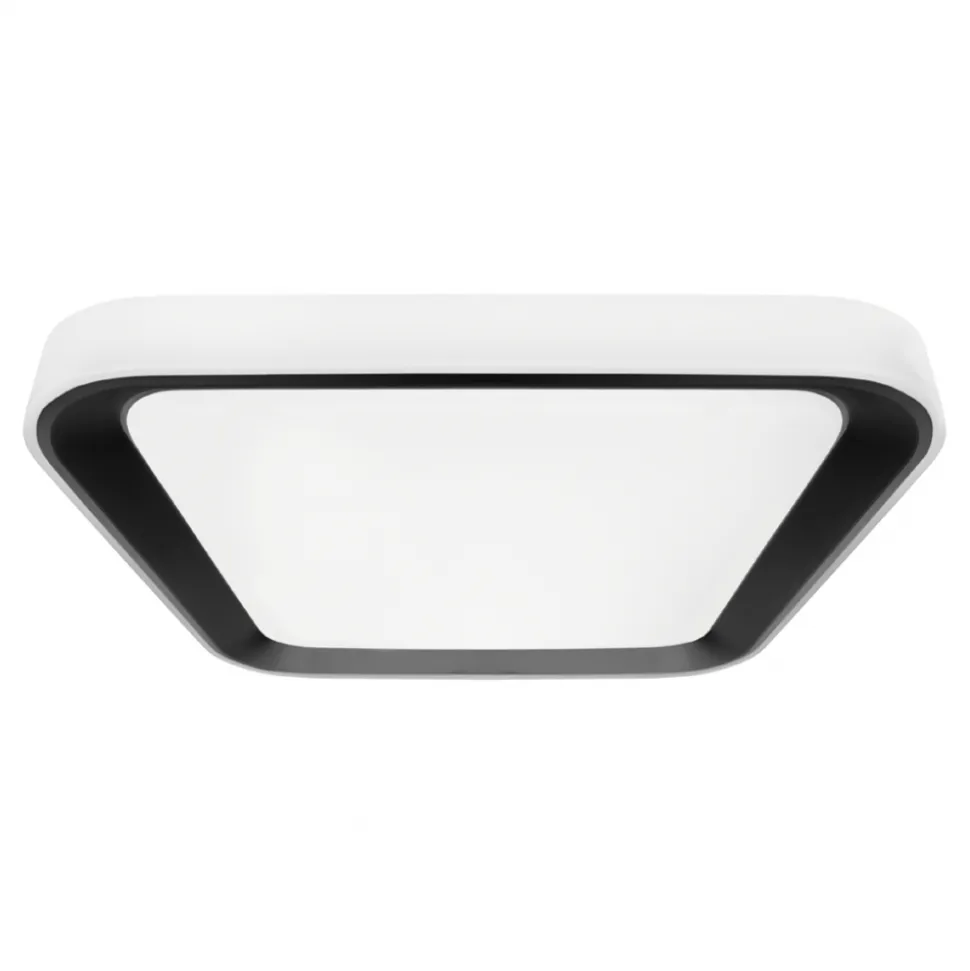 Plafon Sufitowy QUADRO Biały Czarny 66W LED 50cm