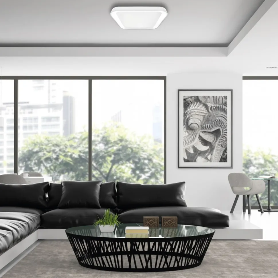 Plafon Sufitowy QUADRO Biały 38W LED 40cm