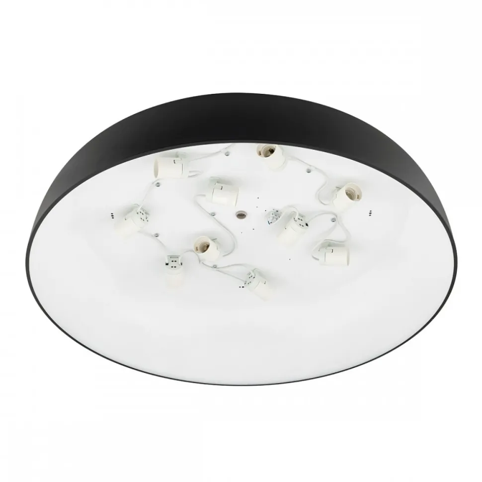 Plafon Sufitowy SATELLITE Czarny 10xE27 78cm