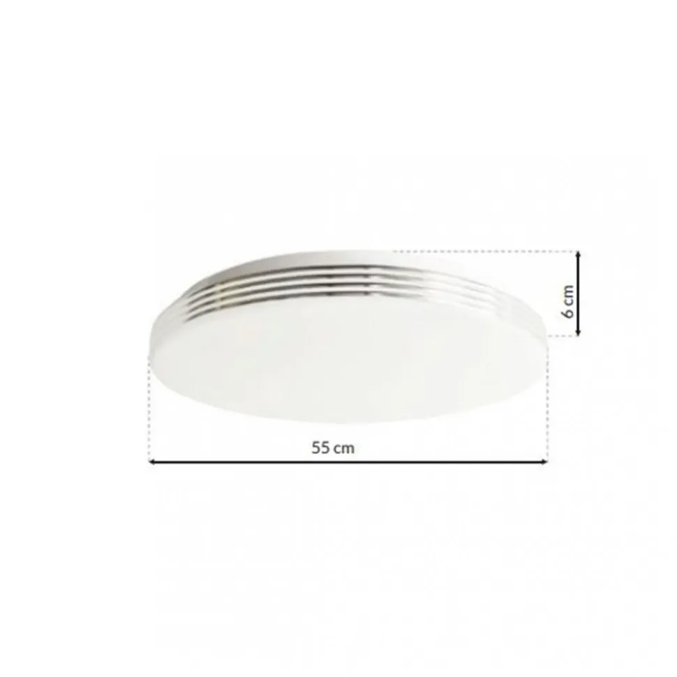 Plafon Sufitowy SIENA Biały 72W LED Pilot 55cm