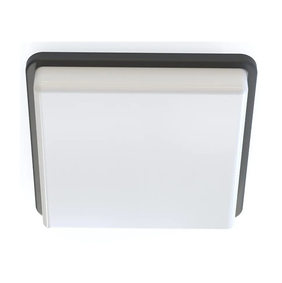 Plafon Sufitowy TAHOE Czarny 2xE27 IP44 25cm