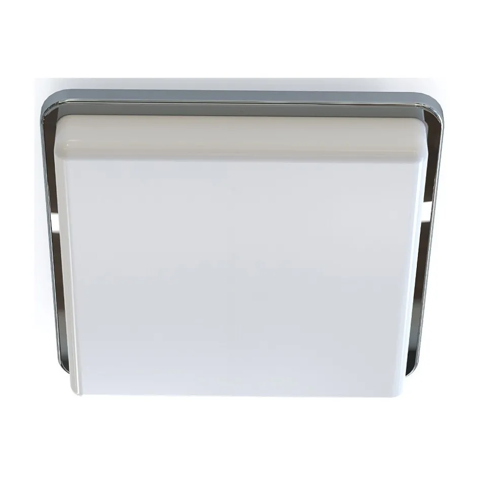 Plafon Sufitowy TAHOE Srebrny 2xE27 IP44 25cm