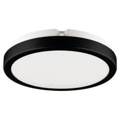 Plafon Sufitowy VERA Czarny Barwa Neutralna 4000K 18W LED IP65 22cm