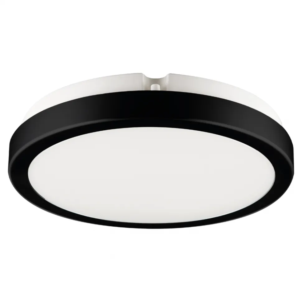 Plafon Sufitowy VERA Czarny Barwa Neutralna 4000K 18W LED IP65 22cm