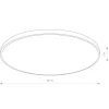 Plafon AGNES ROUND PRO biały LED 64W 3000K IP44 * Nowodvorski Outlet