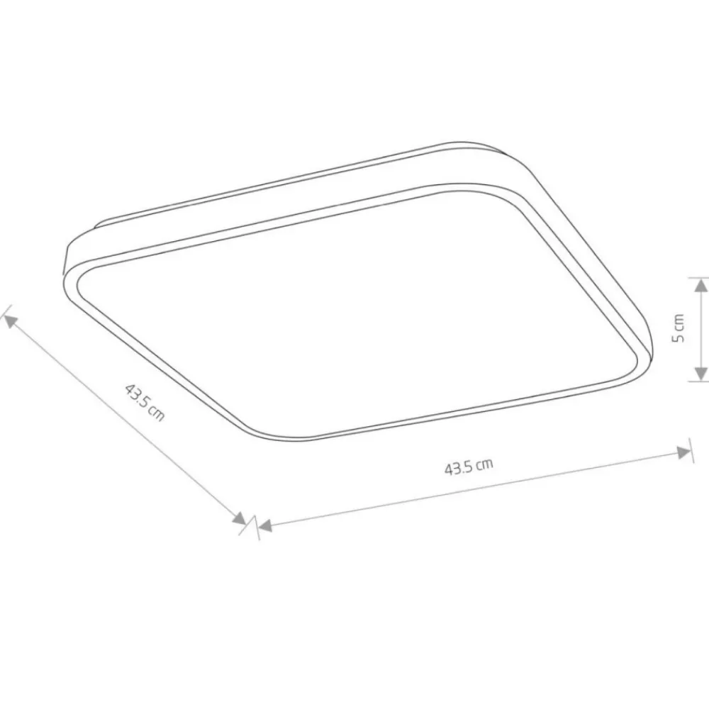 Plafon AGNES SQUARE PRO biały LED 32W 3000K IP44 * Nowodvorski Sale