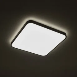 Plafon AGNES SQUARE PRO czarny LED 32W 3000K IP44 * Nowodvorski Sale