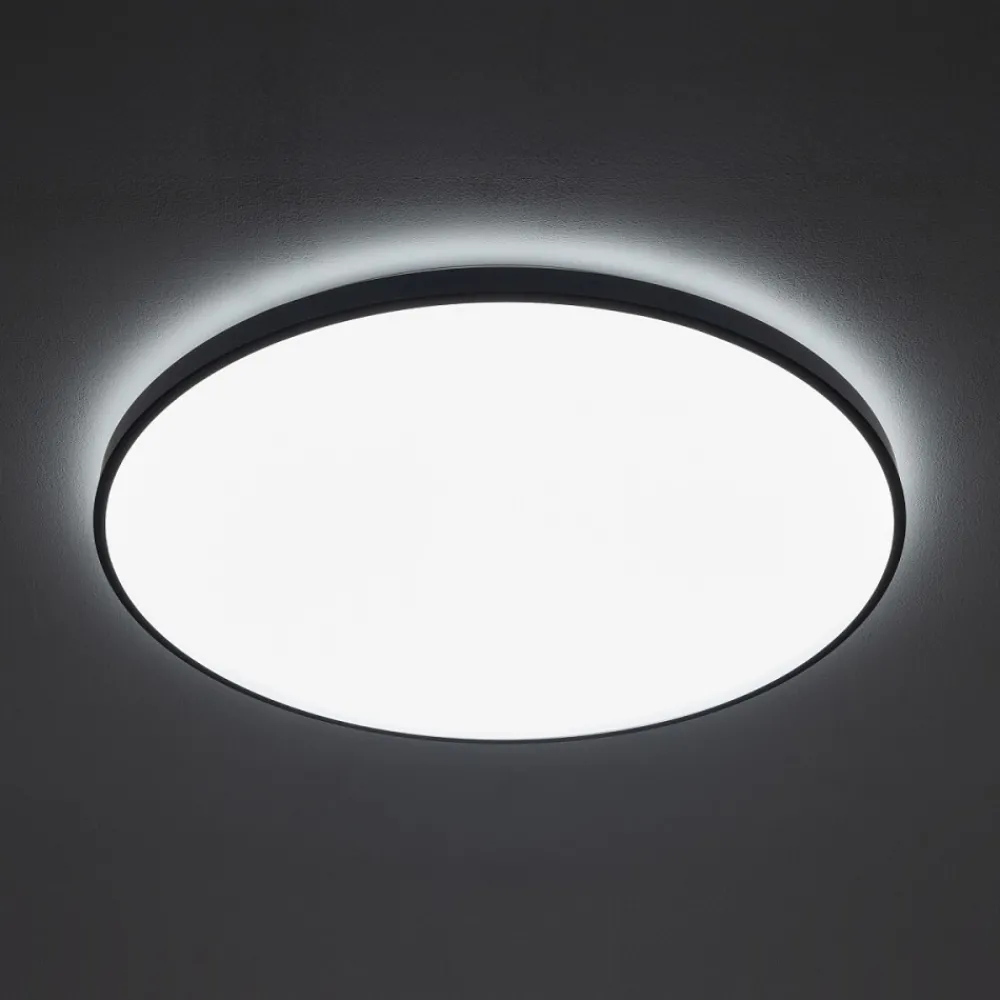 Plafon Łazienkowy AGNES ROUND Czarny 64W LED 4000K IP44 64,2cm * Nowodvorski Online