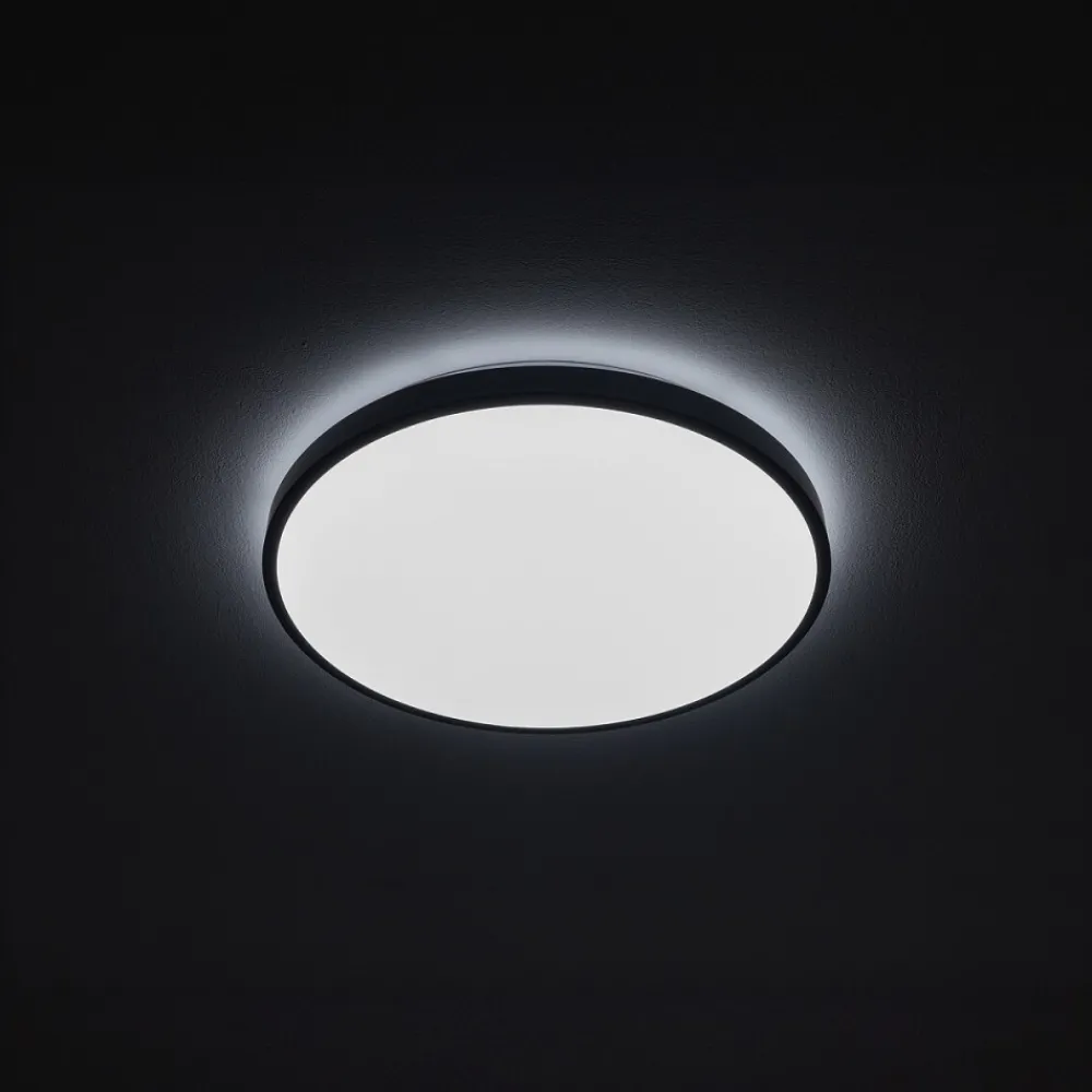 Plafon Łazienkowy AGNES ROUND Czarny 22W LED 4000K IP44 38,5cm * Nowodvorski Discount