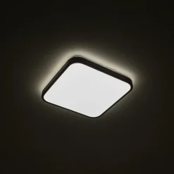 Plafon Łazienkowy AGNES SQUARE Czarny 16W LED 3000K IP44 33,5cm * Nowodvorski Outlet