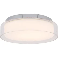Plafon Łazienkowy PAN Srebrny 12W LED 4000K IP44 30cm * Nowodvorski Online