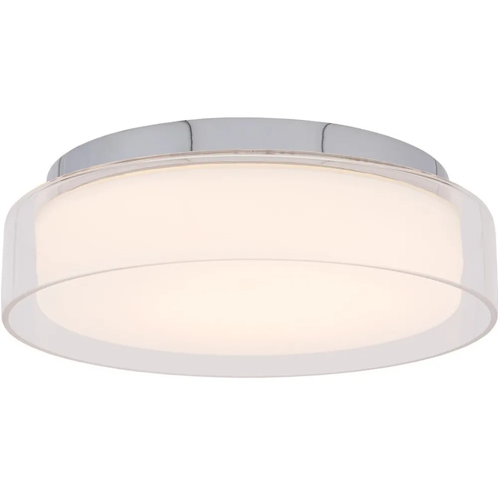 Plafon Łazienkowy PAN Srebrny 12W LED 4000K IP44 30cm * Nowodvorski Online