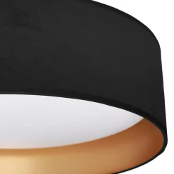 Plafoniera RONDO czarna 18W LED