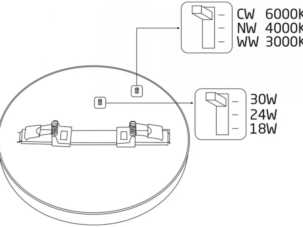 Plafon MULTI LED 18W/24W/30W * Nowodvorski Clearance