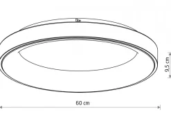 Plafon NIKKI ROUND LED biały 60W 3000K * Nowodvorski Best