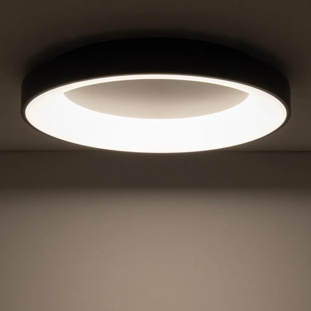 Plafon NIKKI ROUND LED czarny 60W 3000K * Nowodvorski Best