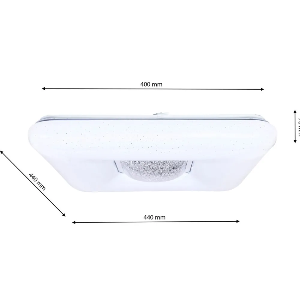 Plafon nowoczesny YAX 24W LED z pilotem * Eko-light Sale
