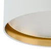 Plafon Sufitowy BILBAO Biały Złoty Abażur 4xE27 45cm * TK Lighting Online