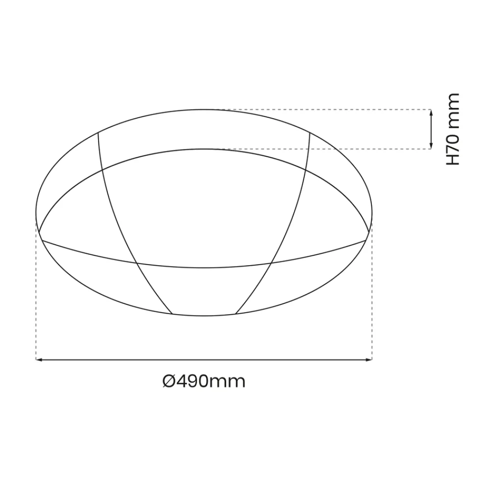 Plafon sufitowy BOB 40W LED 49 cm * Eko-light Discount