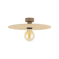 Plafon sufitowy CALMA słomkowa rafia 1xE27 38 cm * TK Lighting Outlet