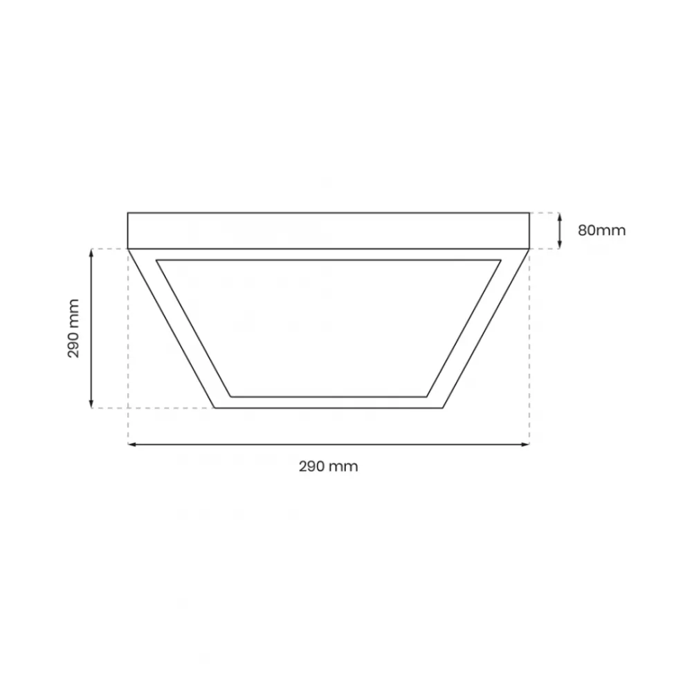 Plafon Sufitowy CASILLA Srebrny 12W LED 4000K 29cm * Eko-light Sale