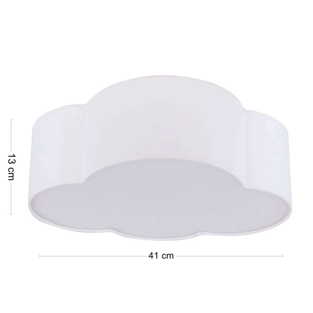 Plafon Sufitowy CLOUD Biały Abażur 2xE27 * TK Lighting Sale