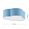 Plafon Sufitowy CLOUD Niebieski Pastelowy Abażur 2xE27 * TK Lighting Hot
