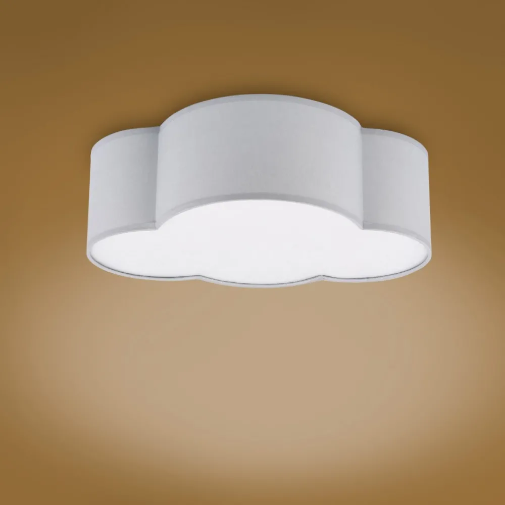 Plafon Sufitowy CLOUD Szary Abażur 2xE27 * TK Lighting Clearance