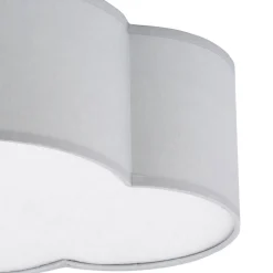 Plafon Sufitowy CLOUD Szary Abażur 2xE27 * TK Lighting Clearance