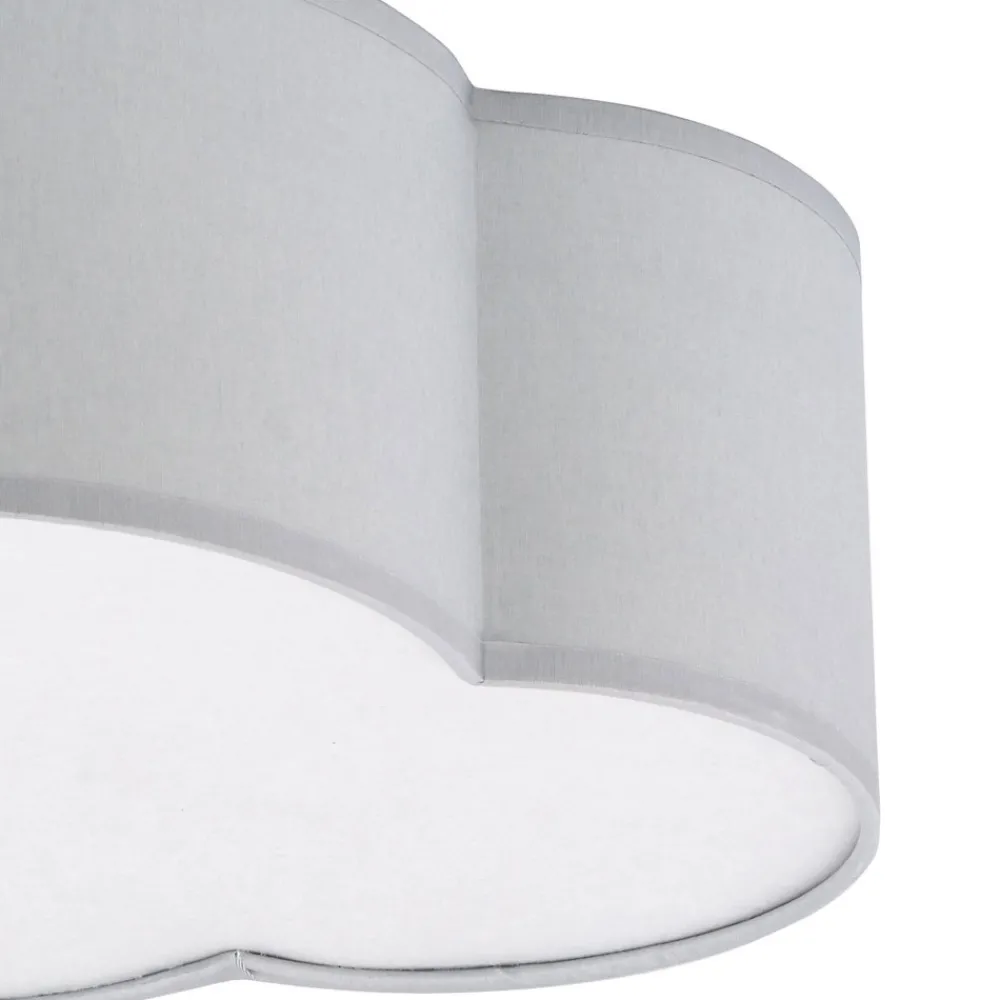 Plafon Sufitowy CLOUD Szary Abażur 2xE27 * TK Lighting Clearance