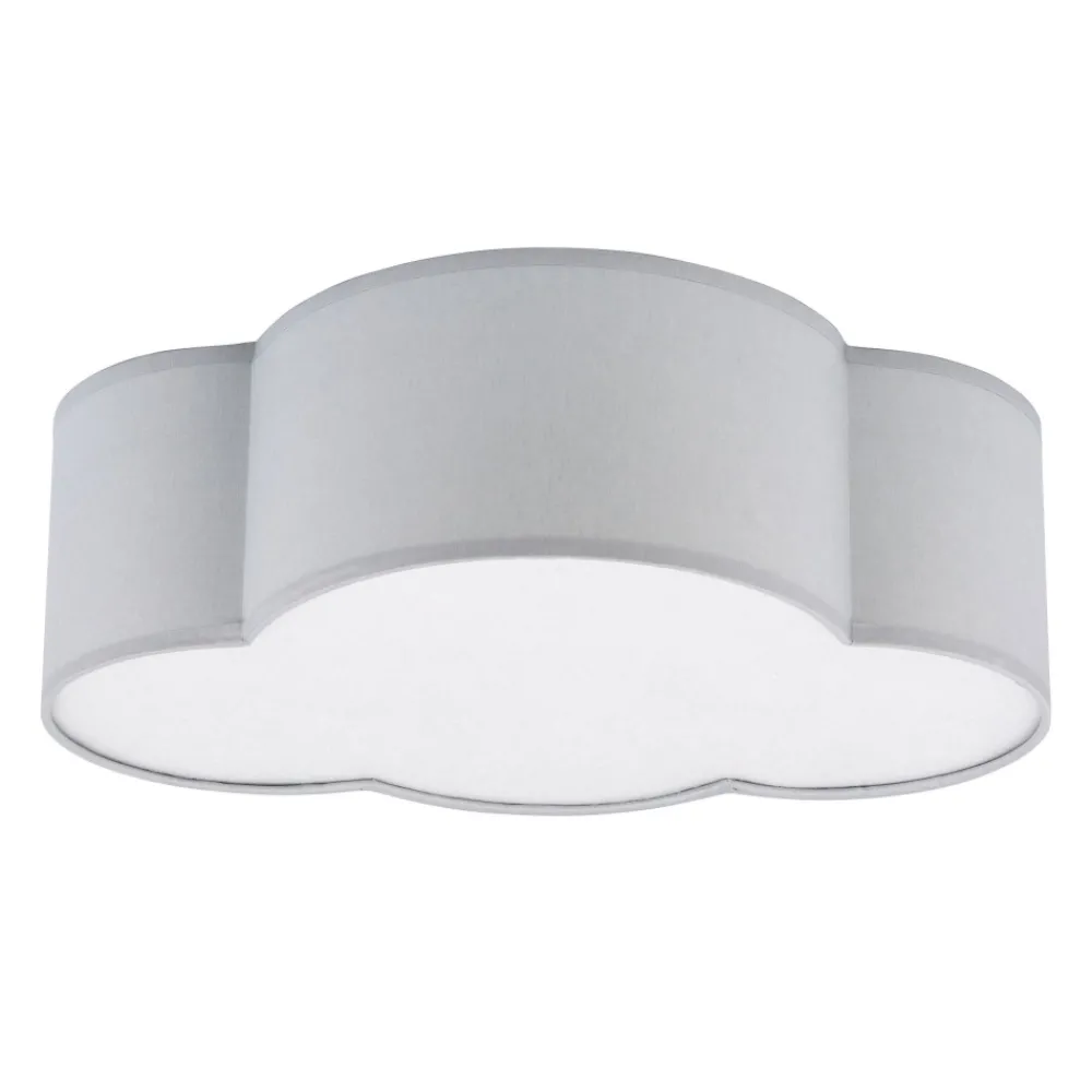 Plafon Sufitowy CLOUD Szary Abażur 2xE27 * TK Lighting Clearance