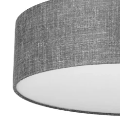 Plafon Sufitowy EARTH Szary Abażur 4xE27 60cm * TK Lighting