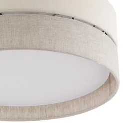 Plafon Sufitowy ECO Beżowy Szary Abażur 3xE27 45cm * TK Lighting Outlet