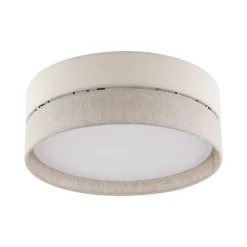 Plafon Sufitowy ECO Beżowy Szary Abażur 3xE27 45cm * TK Lighting Outlet