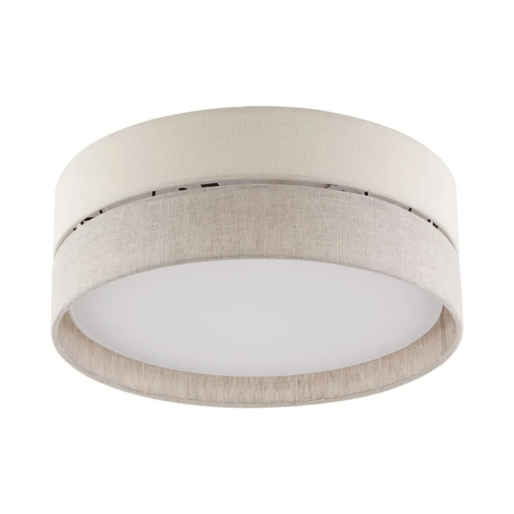 Plafon Sufitowy ECO Beżowy Szary Abażur 3xE27 45cm * TK Lighting Outlet