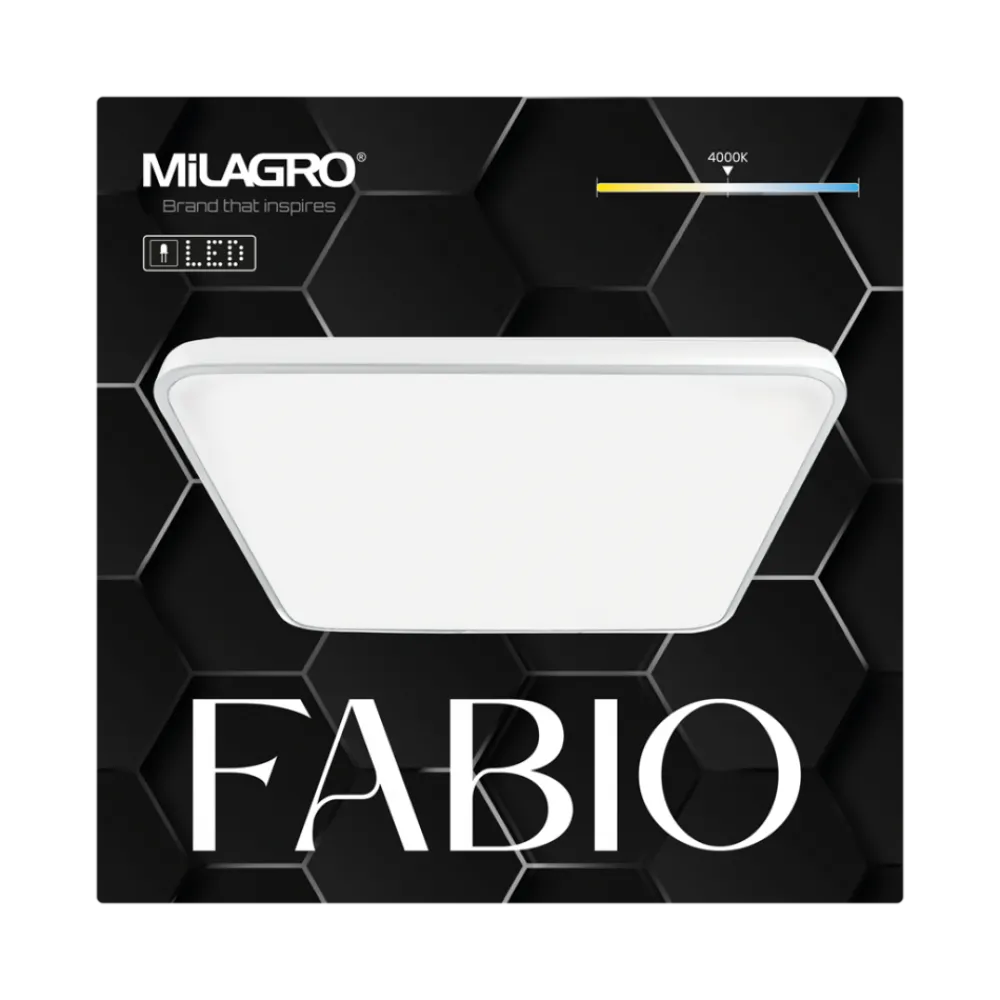 Plafon Sufitowy FABIO Biały 35W LED 47cm * Eko-light Outlet