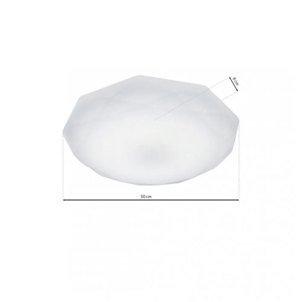 Plafon Sufitowy HEX Biały 24W LED 50cm * Eko-light New