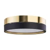 Plafon Sufitowy HILTON Czarny Złoty Abażur 4xE27 60cm * TK Lighting Discount