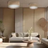 Plafon Sufitowy JUTA Brązowy Abażur 2xE27 45cm * TK Lighting New