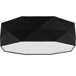 Plafon Sufitowy KANTOOR Czarny Abażur 4xE27 52cm * TK Lighting Sale