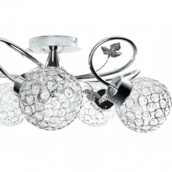 Plafon sufitowy kryształowy Crystal II 5xE27 * HowHomely Clearance