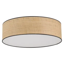 Plafon Sufitowy LIBERIA Brązowy Abażur 4xE27 60cm * TK Lighting Hot