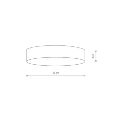 Plafon Sufitowy LID Biały 35W LED 3000K 21cm * Nowodvorski Sale
