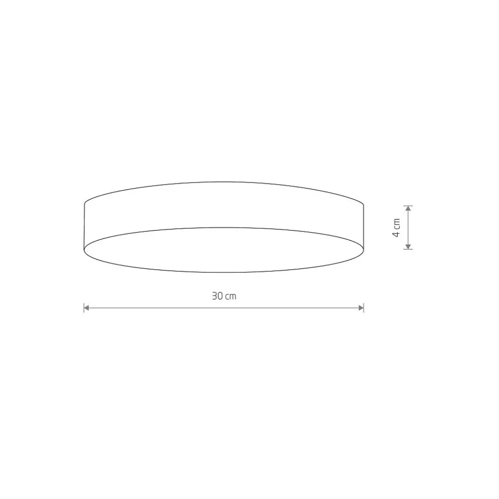 Plafon Sufitowy LID Biały 50W LED 3000K 30cm * Nowodvorski Outlet