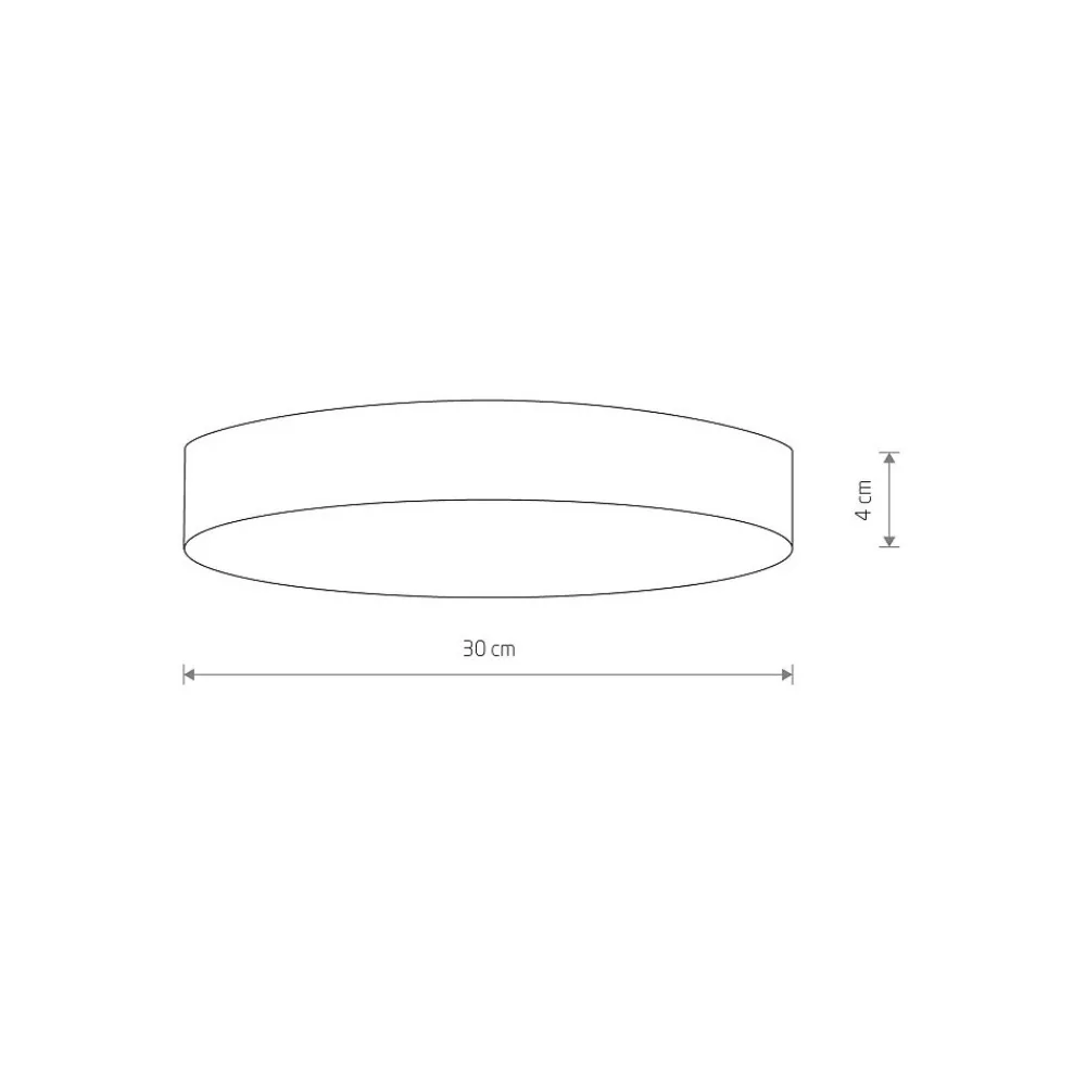 Plafon Sufitowy LID Czarny 50W LED 3000K 30cm * Nowodvorski Clearance