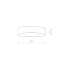 Plafon Sufitowy LID Czarny 25W LED 3000K 16cm * Nowodvorski Clearance